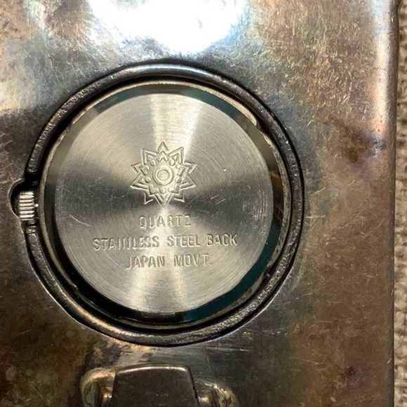 Quartz Japan Movt Silver miniature mantel clock - Picture 6 of 13